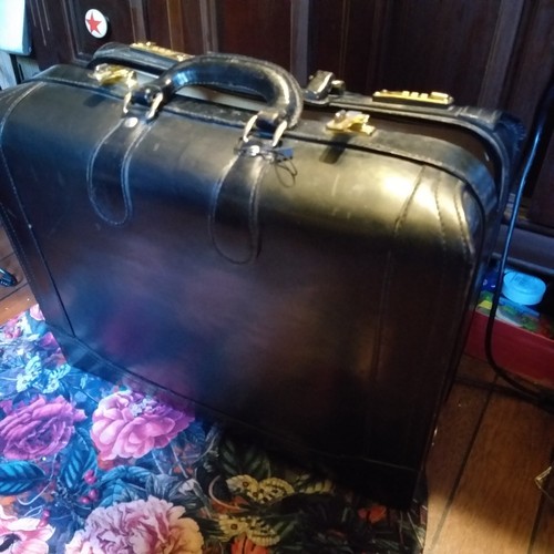 Vintage antik leder - vintage,