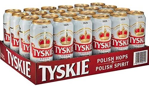 L dose tyskie pils - 0,5,