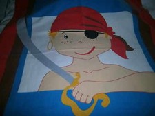 TCM  Kinderbettwäsche  PIRAT Schatz Truhe INSEL SEERÄUBER 