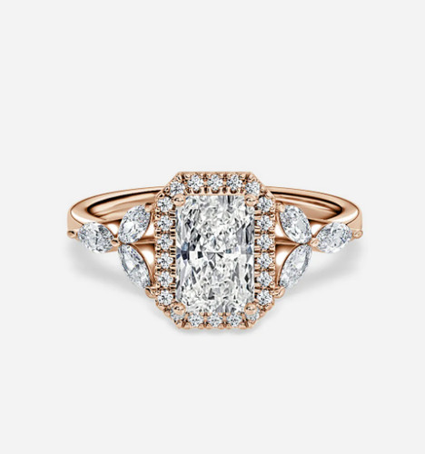 14k rotgold ehering - 14k,