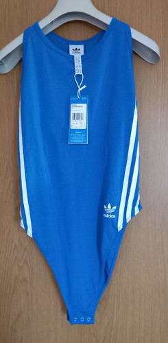 Adidas baumwollbody blau - adidas,