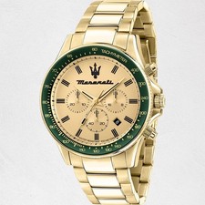 Maserati Sfida Herrenuhr R8873640005 Ø44mm Klassische & Luxus Edelstahl Quarzuhr