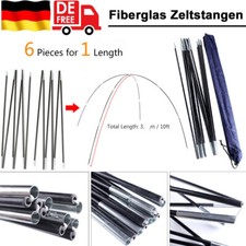 12 Stangen Zeltstangen