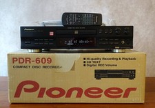PIONEER PDR-609 CD-Player CD-Recorder in OVP FULL SET! SERVICED! BOXED MINT