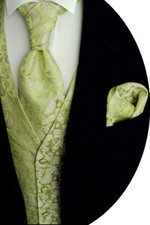 Hochzeitsweste m. Plastron