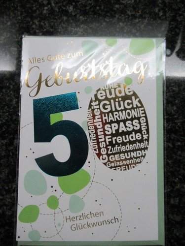 Geburtstagskarte - , 50