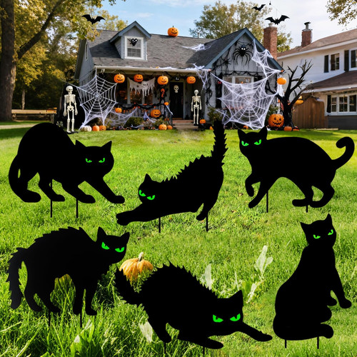 Halloween gartendeko 6er set - halloween,