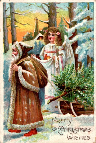 Weihnachten fröhliche - ak,