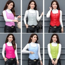 Damen Down Weste Mantel