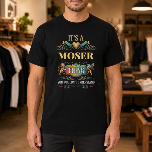 Moser men black shirt - moser, men's