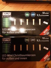 20 Led Christbaumkerzen für Innen und Außen