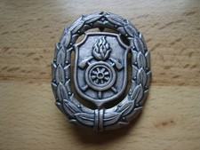 Altes Feuerwehr Leistungsabzeichen Brandschutz Ehrenzeichen Abzeichen Silber