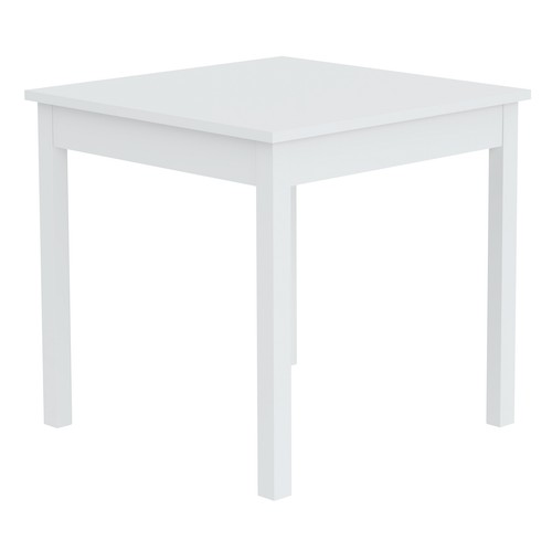 Esstisch weiß 80x80 cm - 80x80,