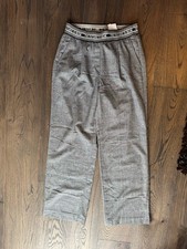 Cambio Avril pleat Stoffhose Marlene Gr. 34 weiss grau karriert