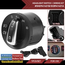 Lichtschalter Scheinwerfer Für Seat VW Golf 6 Caddy Eos T5 Touran 5ND941431B  DE