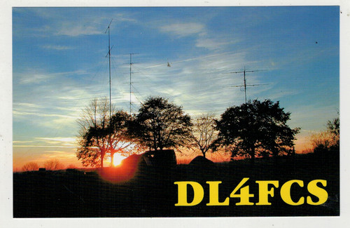 Qsl karte funkkarte dl4fcs - qsl,
