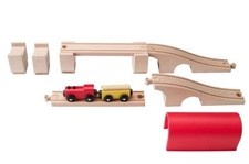 IKEA Lillabo Wooden Toy Trains