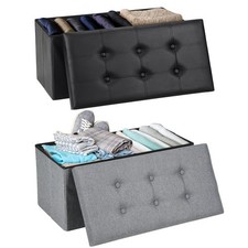 Sitzbank mit stauraum Faltbare Aufbewahrungshocker mit Stauraum Aufbewahrungsbox