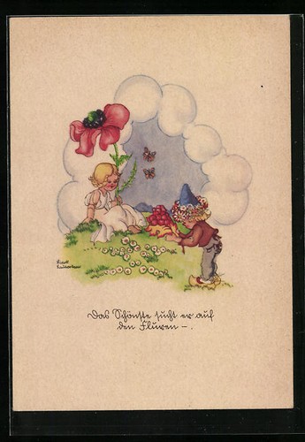 Künstler liesel - künstler-ak,
