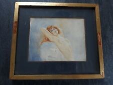 Antikes Jugendstil Bild Art Nouveau um 1920 Art Deco ? mit Künstlersignature !!!