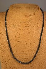 DIAMANT KETTE COLLIER schwarz