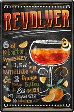 Blechschild Cocktail Rezept