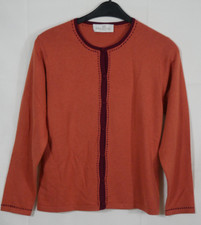 PRESTIGE ELÉGANCE PARIS Luxus Strickjacke SEIDE + KASCHMIR Größe 38/40 TOP!