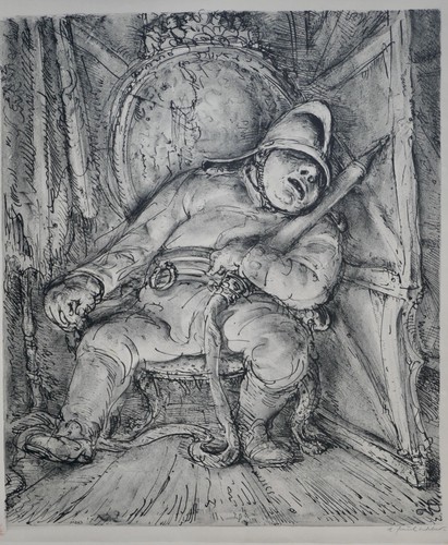 Paul weber lithographie - a.,