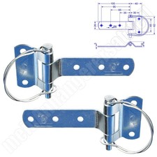 2x SPP Bordwandscharnier