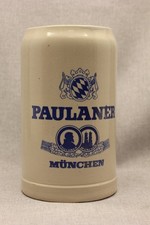Ein sehr schöner 1 L Bierkrug   " PAULANER "