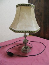 Tischlampe mit zinnfuß - tischlampe,