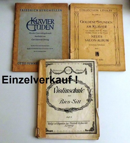 Verschiedene notenhefte für - notenhefte,
