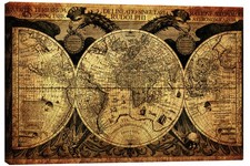 Leinwandbild Welt 1630 -