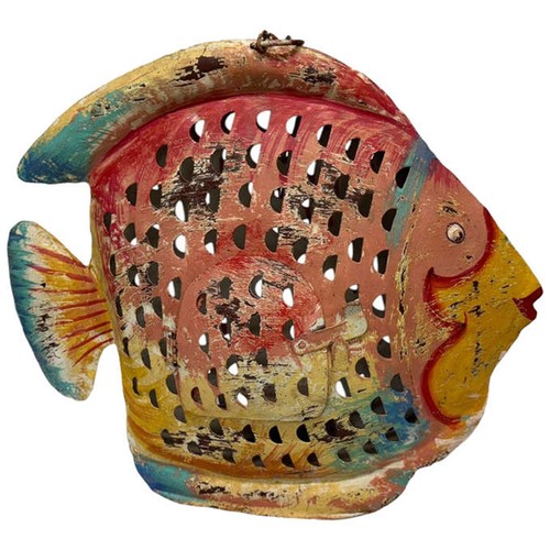 Metallfigur fisch als - metallfigur,