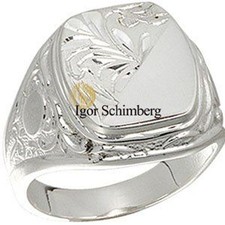 SILBER Herrenring Siegelring