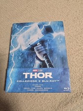 Thor Trilogie 1-3 Collection Steelbook Blu-ray aus Italien Marvel Studios Film