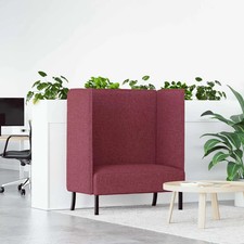 Hoher Rücken Sofa 101cm Stoff