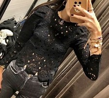 Häkelbluse Chrochet Zara