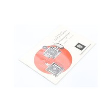 Linhof Technika Studienkamera 70 Bedienungs-Anleitung + Sehr Gut (261224)