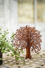 Metall Rost Gartendeko Edelrost rostige Garten Rost Deko Baum Lebensbaum Steck