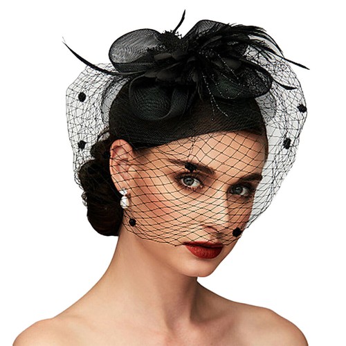 Fascinator federschleier - de,