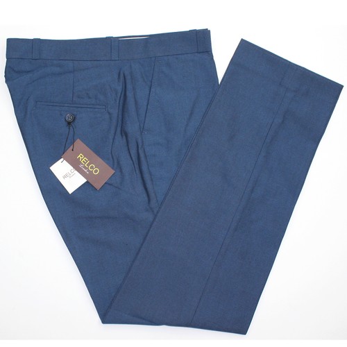 Relco herren stay press - press, blue