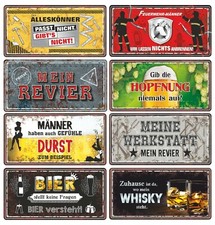 Metallschild Blechschild