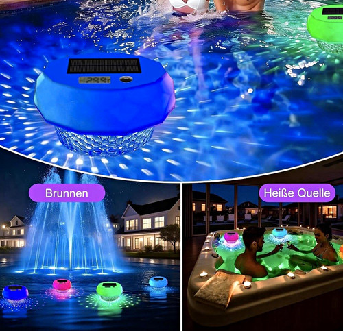 Solar led pool schwimmleuchte - solar,