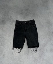 Schwarze Jeans-Shorts mit