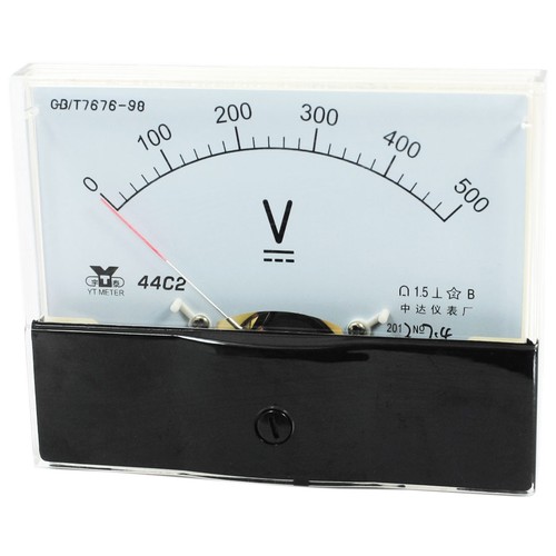 Analog panel voltmeter volt - voltmeter,