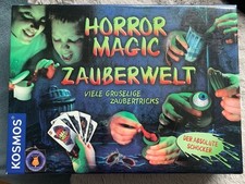 HORROR MAGIC ZAUBERWELT Zauberkasten Neuw bis auf schleim komplett Kosmos