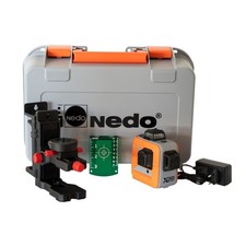 NEDO X-LINER 3D green X Liner Selbstnivellierender Multilinienlaser Laser 3 D