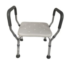 Mobiclinic Duschstuhlhocker orthopädisch Aluminium PVC Badewannenstuhl