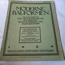 MODERNE BAUFORMEN Momatshefte
